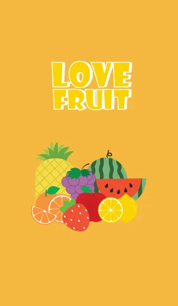 [LINE着せ替え] I Love Fruit Theme (jp)の画像1