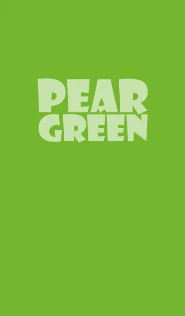 [LINE着せ替え] Pear Green v.2 (jp)の画像1