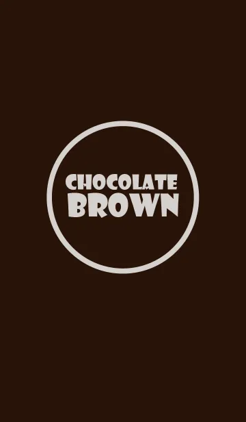 [LINE着せ替え] Love chocolate brown Theme v.2 (jp)の画像1