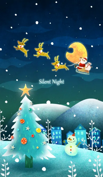 [LINE着せ替え] Silent Night クリスマスの夜の画像1