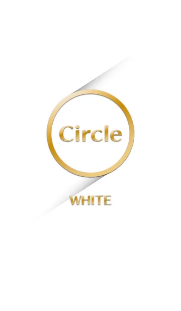 [LINE着せ替え] Circle -White-の画像1