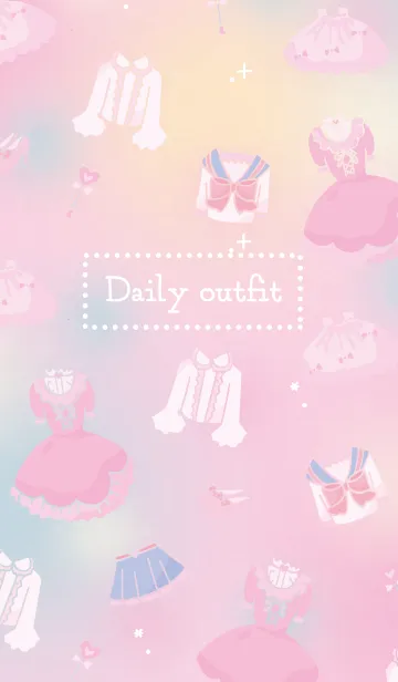 [LINE着せ替え] Daily outfit .+の画像1