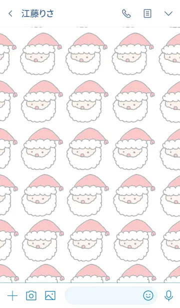 [LINE着せ替え] Happy Santa Claus theme 2の画像3