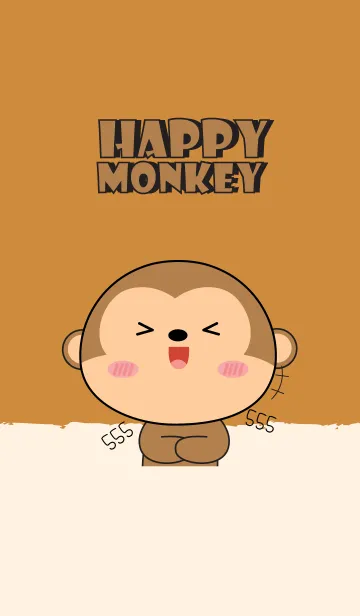 [LINE着せ替え] Love Happy Monkey theme (jp)の画像1