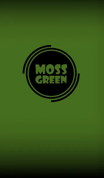 [LINE着せ替え] Moss Green in black vr.3 (jp)の画像1