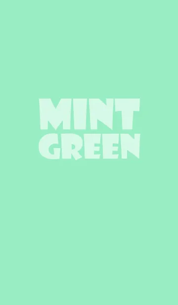 [LINE着せ替え] Mint Green v.2 (jp)の画像1