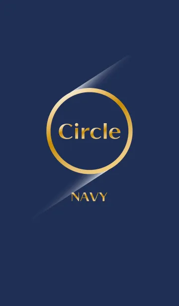 [LINE着せ替え] Circle -Navy-の画像1