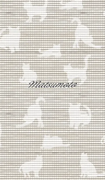 [LINE着せ替え] まつもと用大人可愛い☆猫シルエットの画像1