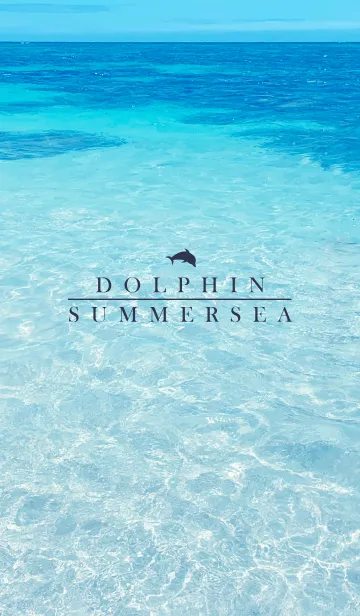 [LINE着せ替え] SUMMER SEA 33 -BLUE DOLPHIN-の画像1