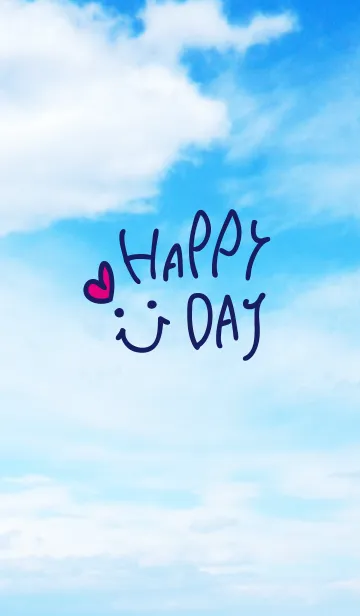 [LINE着せ替え] 空がキレイ-スマイル7-の画像1