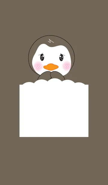 [LINE着せ替え] Simple cute penguin theme v.3 (JP)の画像1