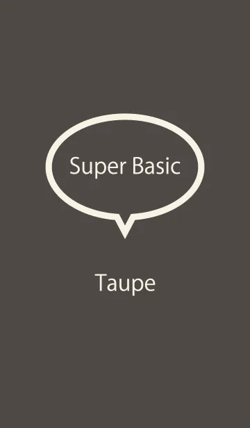 [LINE着せ替え] Super Basic Taupeの画像1
