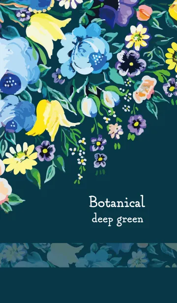 [LINE着せ替え] Mature Botanical -deep green-の画像1