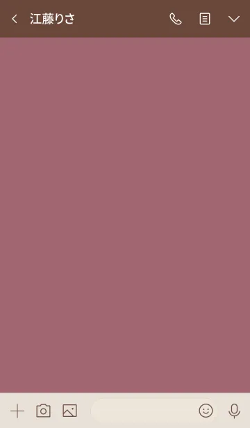 [LINE着せ替え] くすみピンクとベージュ。シンプル。の画像3