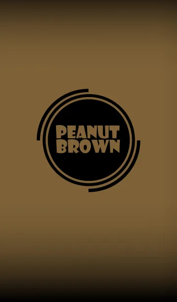[LINE着せ替え] peanut brown in black vr.3 (jp)の画像1
