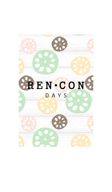 [LINE着せ替え] REN-CON DAYS beigeの画像1