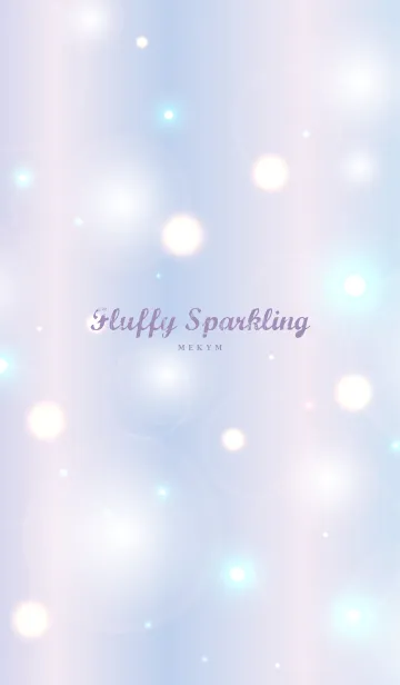 [LINE着せ替え] Fluffy Sparkling 3 -PURPLE-の画像1