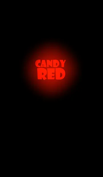 [LINE着せ替え] Candy Red in black Ver.2 (jp)の画像1