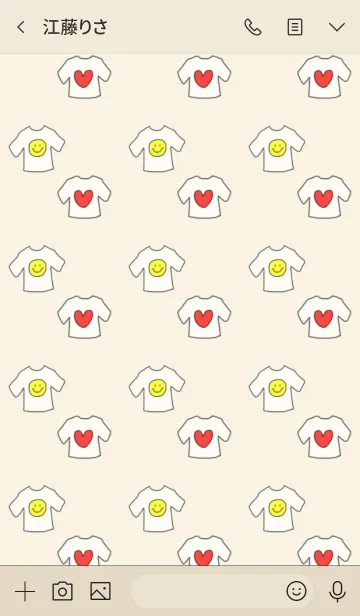 [LINE着せ替え] Tシャツの着せかえの画像3