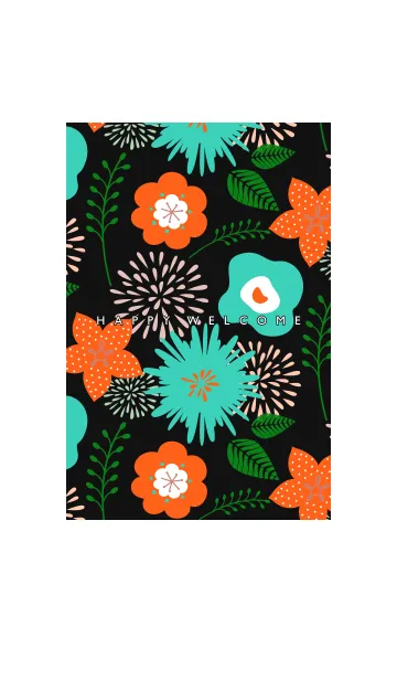 [LINE着せ替え] HAPPY WELCOME Exotic EMERALDの画像1