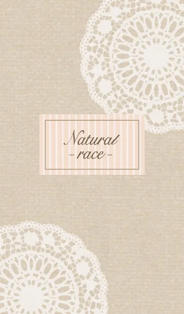 [LINE着せ替え] Natural -- lace --の画像1