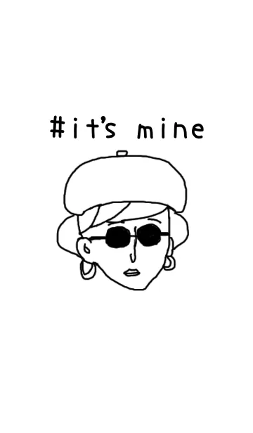 [LINE着せ替え] サングラスガールの日常#2の画像1