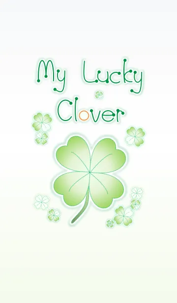 [LINE着せ替え] My Lucky Clover！ (White V.1)の画像1