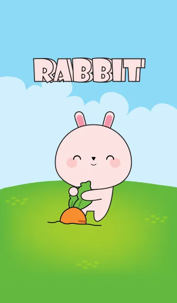 [LINE着せ替え] Love Kawaii Pink Rabbit Theme (jp)の画像1