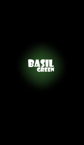 [LINE着せ替え] Basil Green in black Ver.2 (jp)の画像1