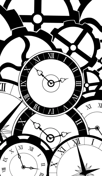 [LINE着せ替え] 時を刻む3 -Ticking time-の画像1