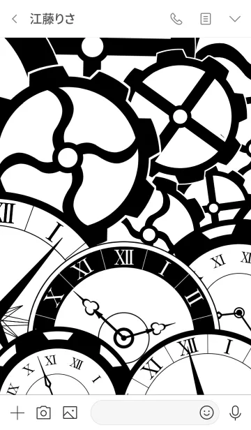 [LINE着せ替え] 時を刻む3 -Ticking time-の画像3