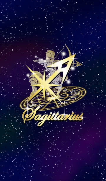 [LINE着せ替え] 12星座 射手座5の画像1