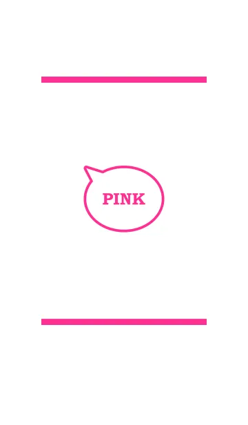 [LINE着せ替え] シンプル ホワイト＆ピンク No.1-3の画像1