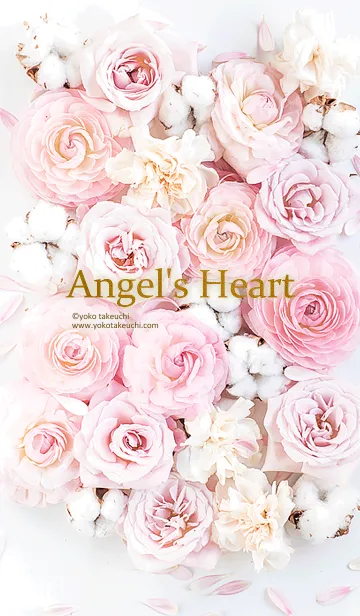 [LINE着せ替え] Angel's Rose ～淡いピンクのバラ～の画像1