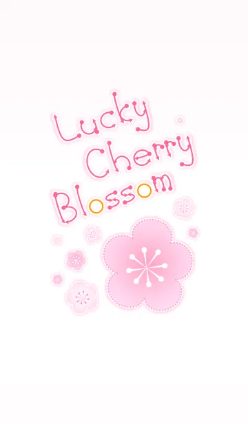 [LINE着せ替え] Lucky Cherry Blossom！ (Pink V.1)の画像1