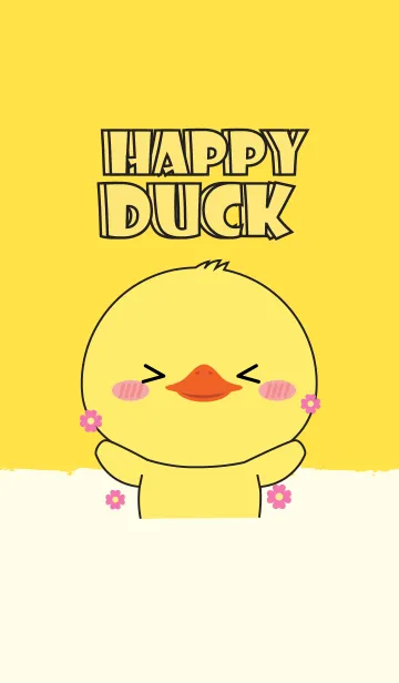 Love Happy Duck theme (jp)の着せ替えメイン画像