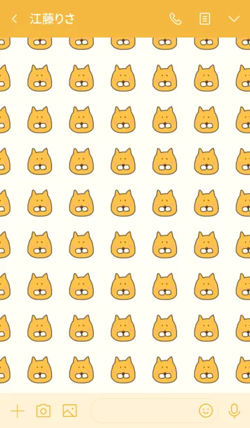 [LINE着せ替え] 赤いはなのねこの画像3