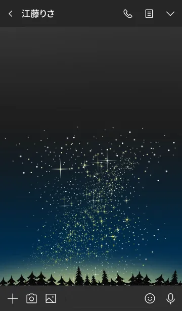 [LINE着せ替え] 星の降る夜に＊24の画像3
