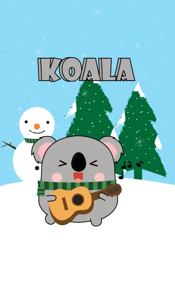 [LINE着せ替え] Winter Koala Theme (jp)の画像1