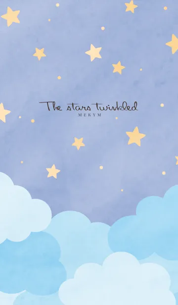 [LINE着せ替え] The stars twinkled. 7の画像1