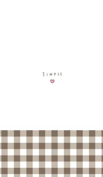 [LINE着せ替え] 可愛いブラウンとホワイトの画像1