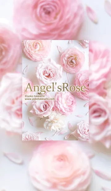 [LINE着せ替え] Angel's Rose ～優しいピンクのバラ～の画像1