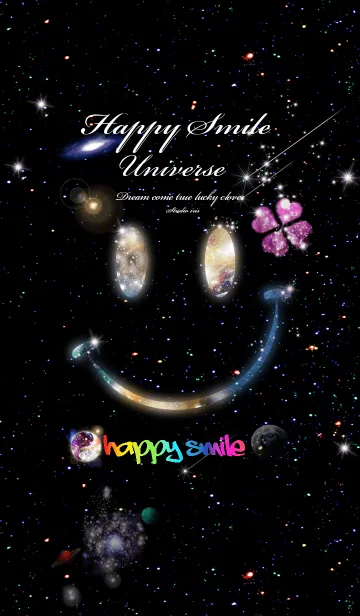 [LINE着せ替え] 運気上昇☆ Happy Smile Universe2の画像1