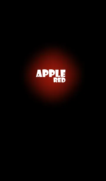 [LINE着せ替え] Apple Red in black V.2 (jp)の画像1