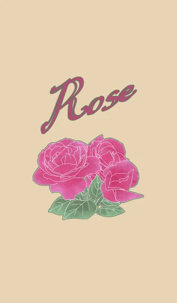[LINE着せ替え] 薔薇色の画像1
