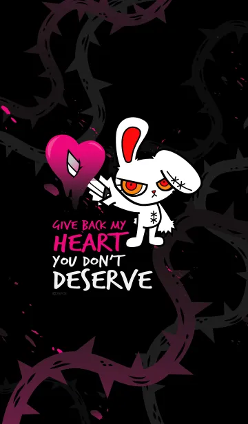 [LINE着せ替え] BLOODY BUNNY : GIVE BACK MY HEARTの画像1