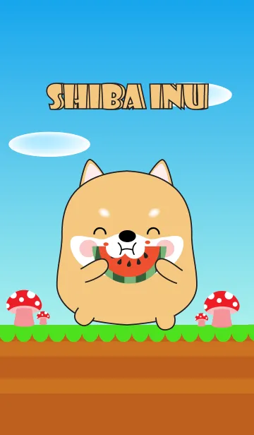 [LINE着せ替え] Love So Cool Shiba Inu Theme (jp)の画像1