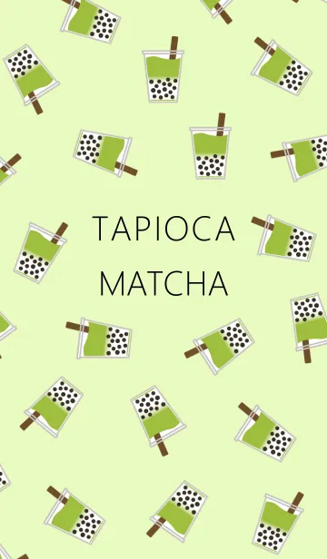 [LINE着せ替え] TAPIOCA -MATCHA-の画像1