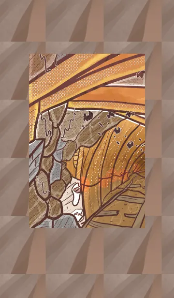 [LINE着せ替え] R:メルヘンなかわいい洞窟☆の画像1