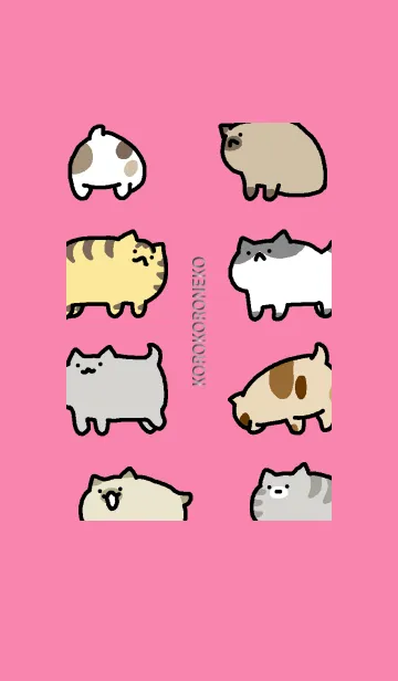 [LINE着せ替え] ころころねこ Mの画像1